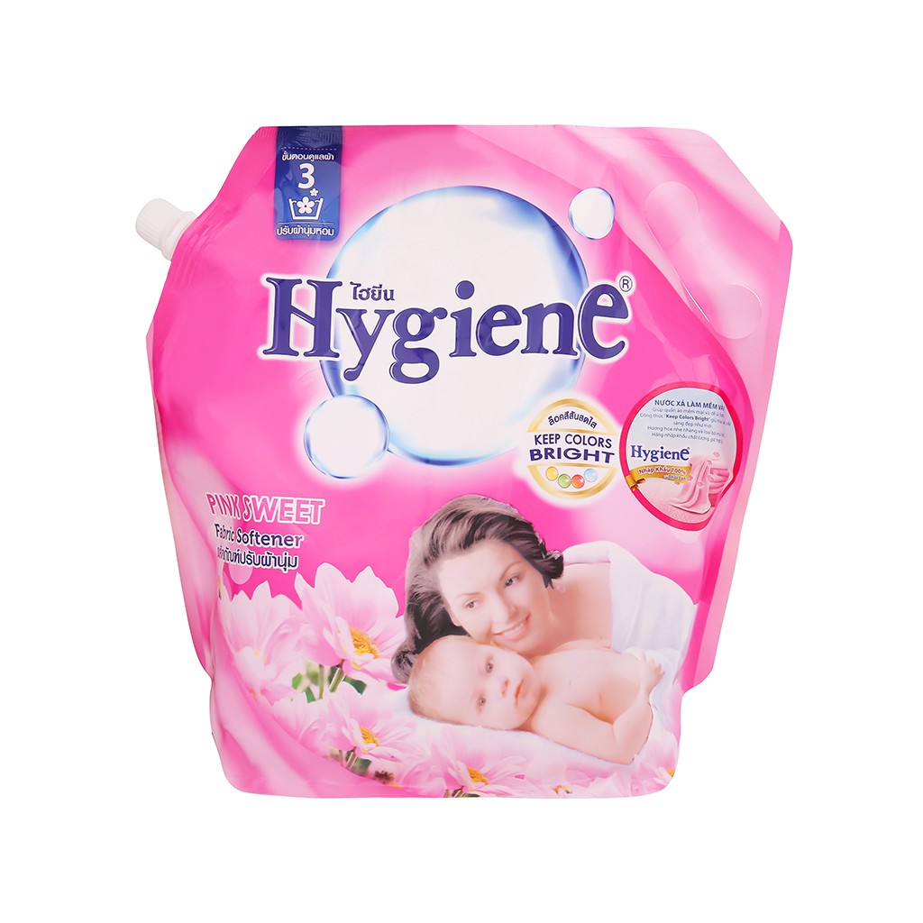 Nước xả cho bé Hygiene Pink Sweet túi 1.8 lít