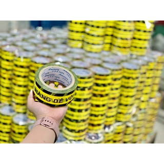 1 cuộn Băng keo in chữ hàng dễ vỡ 48mm 100y