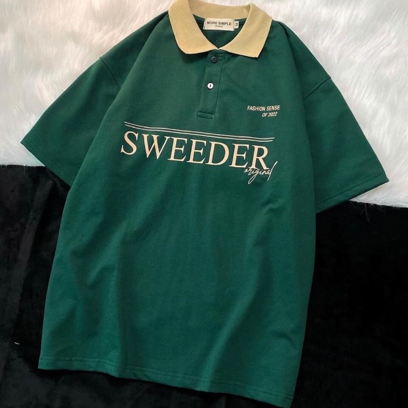 Áo Thun POLO EGO Oversize Vải Tici Da Cá Form Rộng Unisex - Yowol SG
