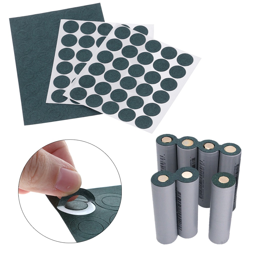 1S 18650 Battery Insulation Gasket Barley Paper Li Cell Insulating Glue Patch