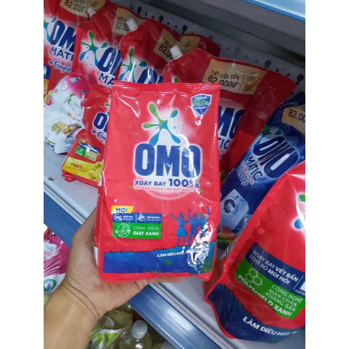 Bột Giặt Omo Thế Hệ Mới, Công nghệ xanh - 1,2kg