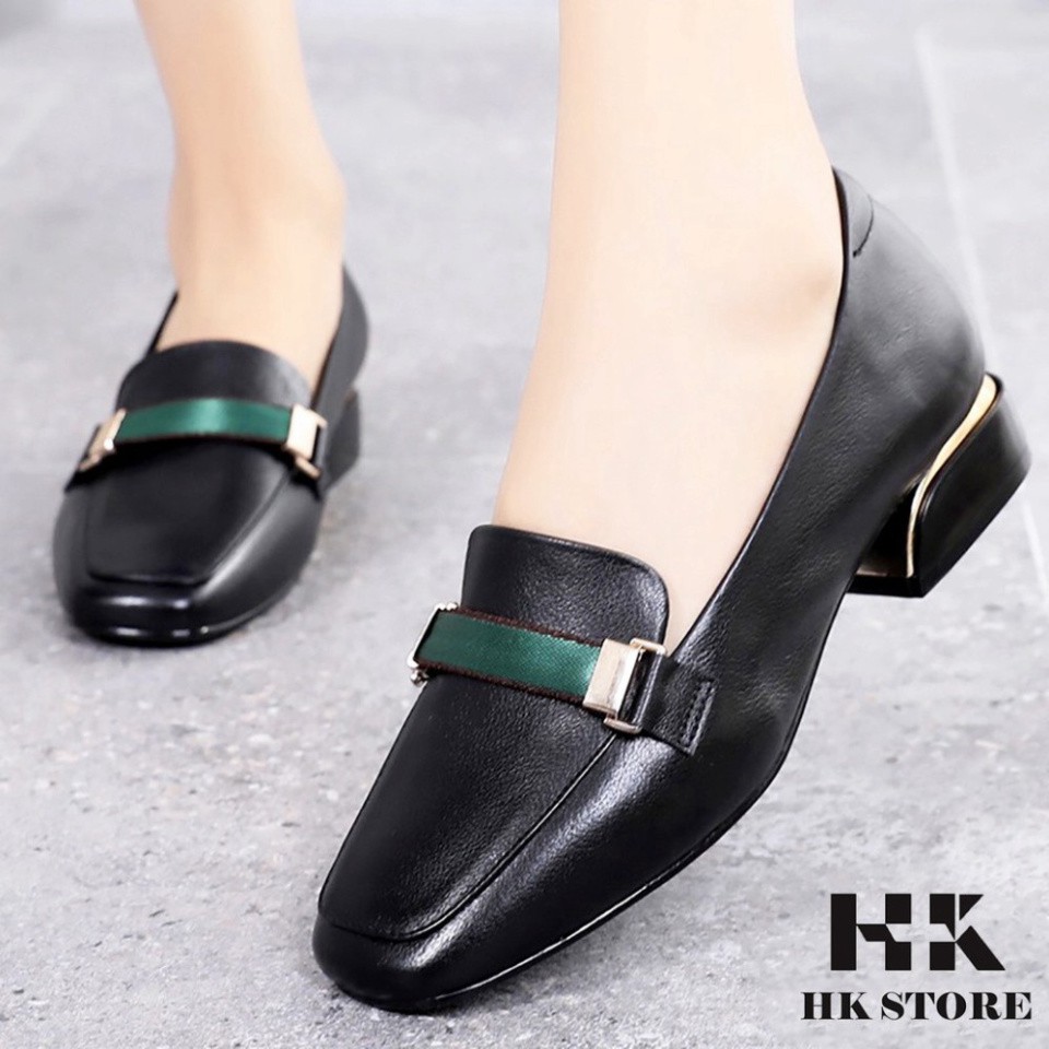giày nữ 3p siêu siêu mềm da nhập khẩu sịn HK.STORE (nu45-de)