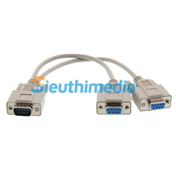 Cáp chia RS232 1 Dương 2 Âm Dài 30cm