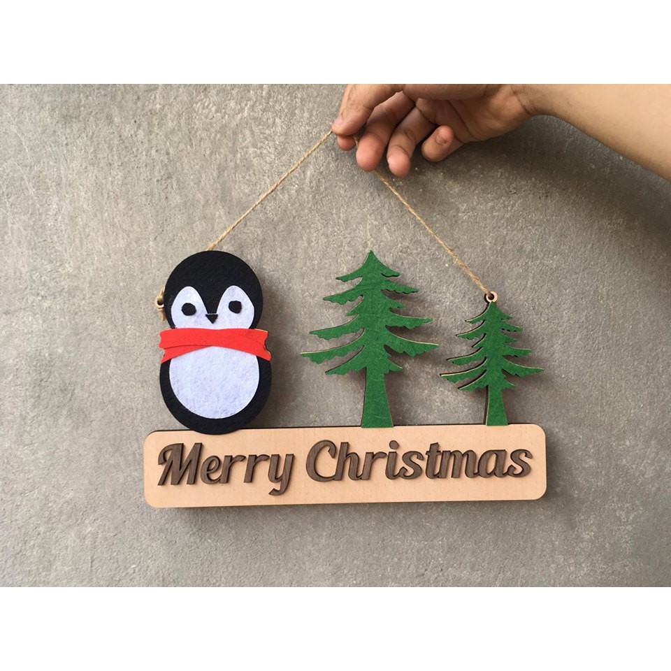 Vòng decor Noel trang trí nhà, cửa hàng