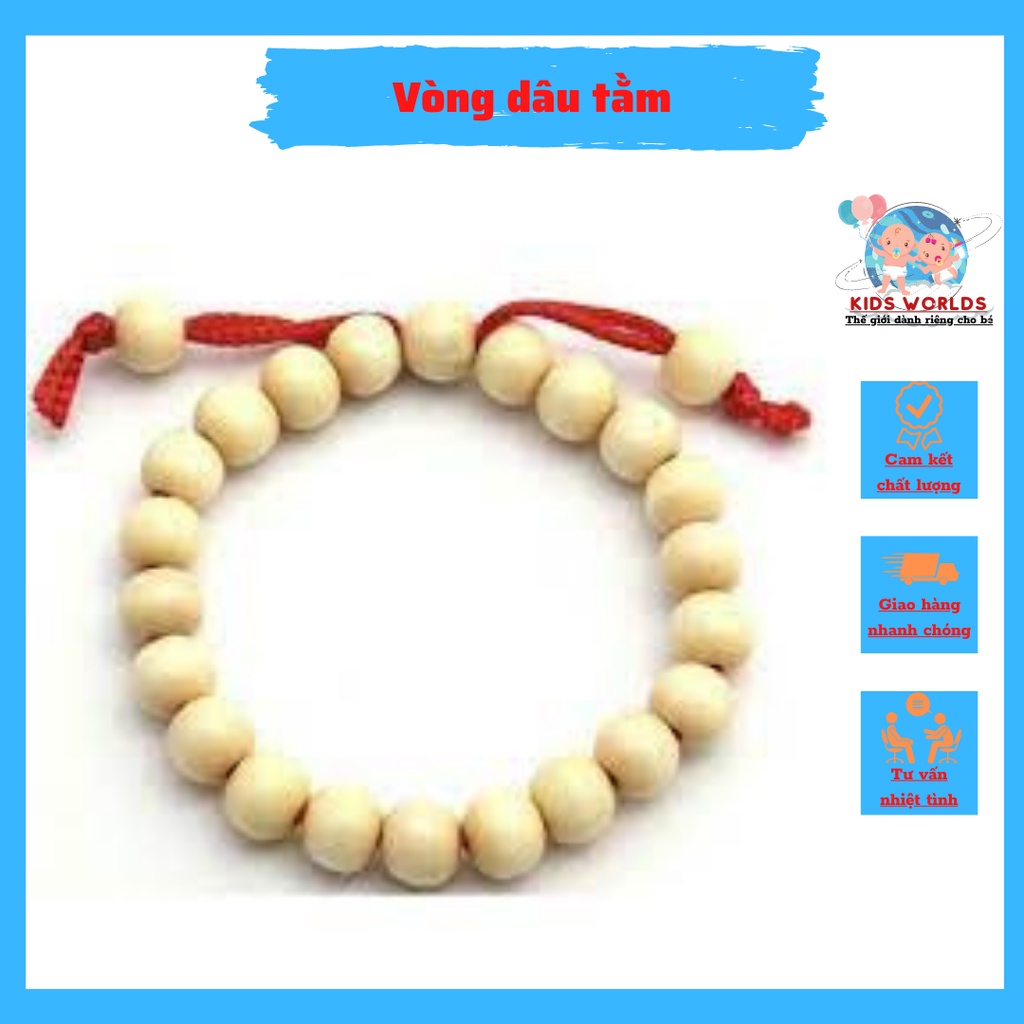 Vòng dâu tằm đeo tay cho bé