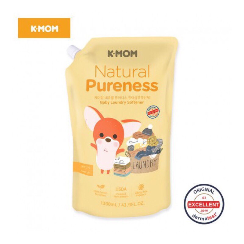 Nước Xả Vải Hữu Cơ K-MOM Chính Hãng Nhập Khẩu Hàn Quốc