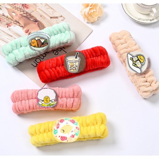 băng đô trứng lười BĐI15 băng đô gudetama cute băng đô dễ thương hoạt hình thần tượng idol