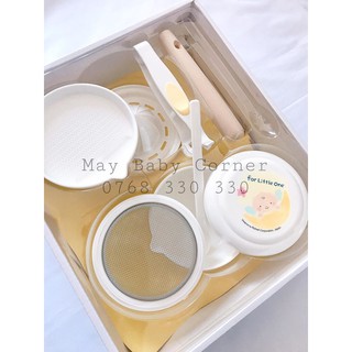 Bộ chế biến ăn dặm kiểu Nhật cho bé - Richell