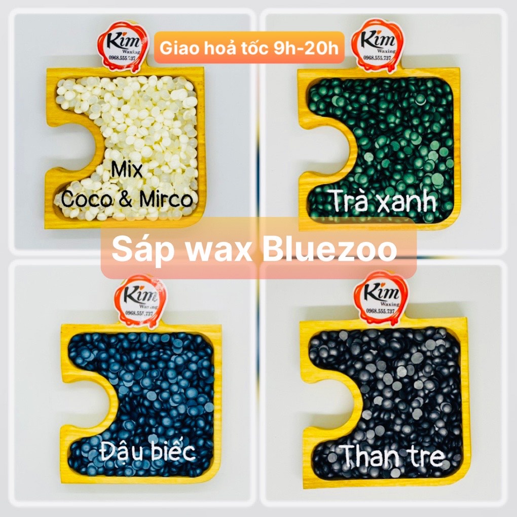 100g SÁP WAX LÔNG Hard wax beans BLUEZOO KẾT HỢP THÊM Preal VÀ DẦU CỌ | BigBuy360 - bigbuy360.vn