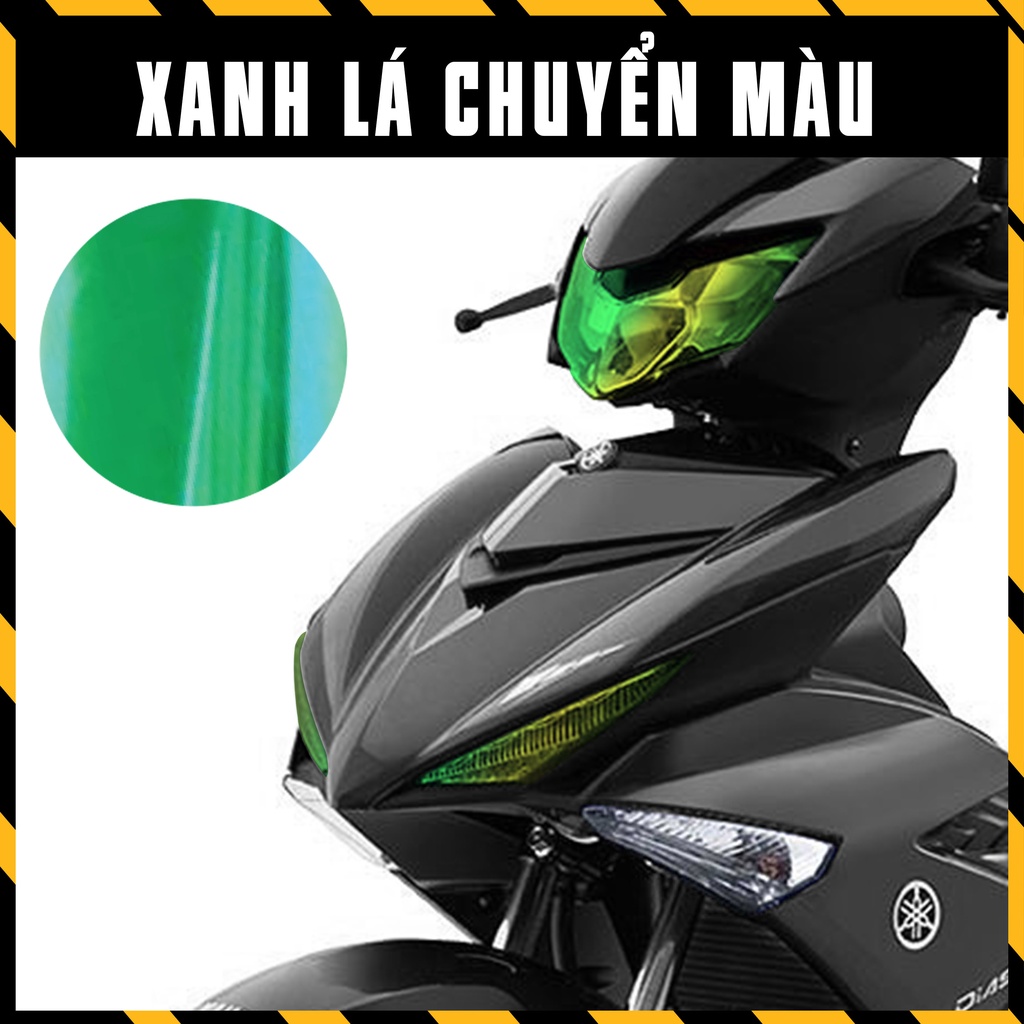 Miếng Dán Chóa Đèn Titan Đổi Màu Xe Exciter 150 2019 - 2020 | Film Trang Trí Đèn Pha, DemiXe Ex 150 Chống Nước, Bền Màu