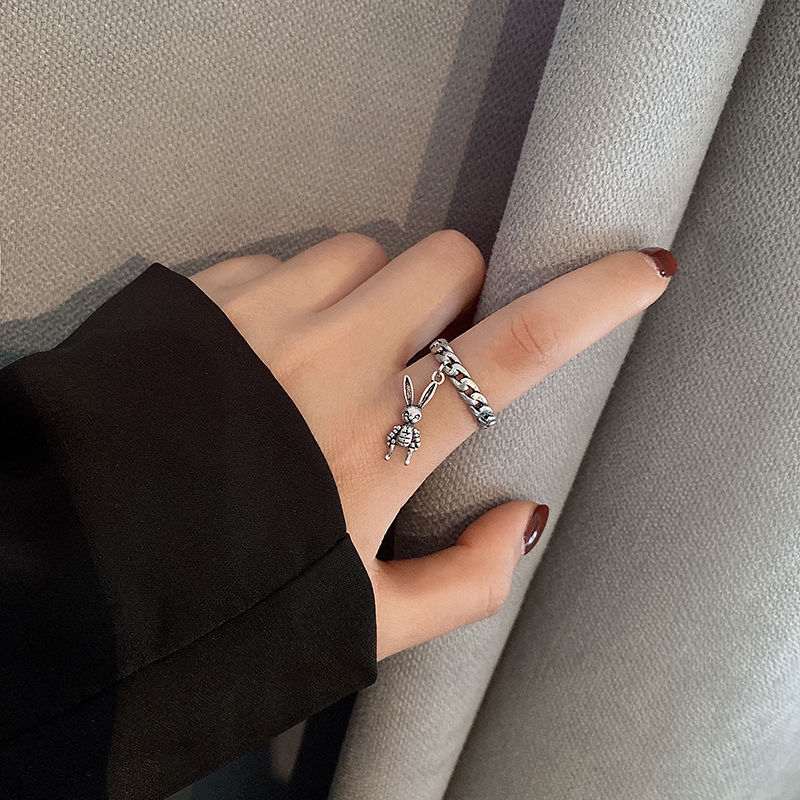Nhẫn Hở Hình Thỏ Phong Cách Nhật Hàn 22274