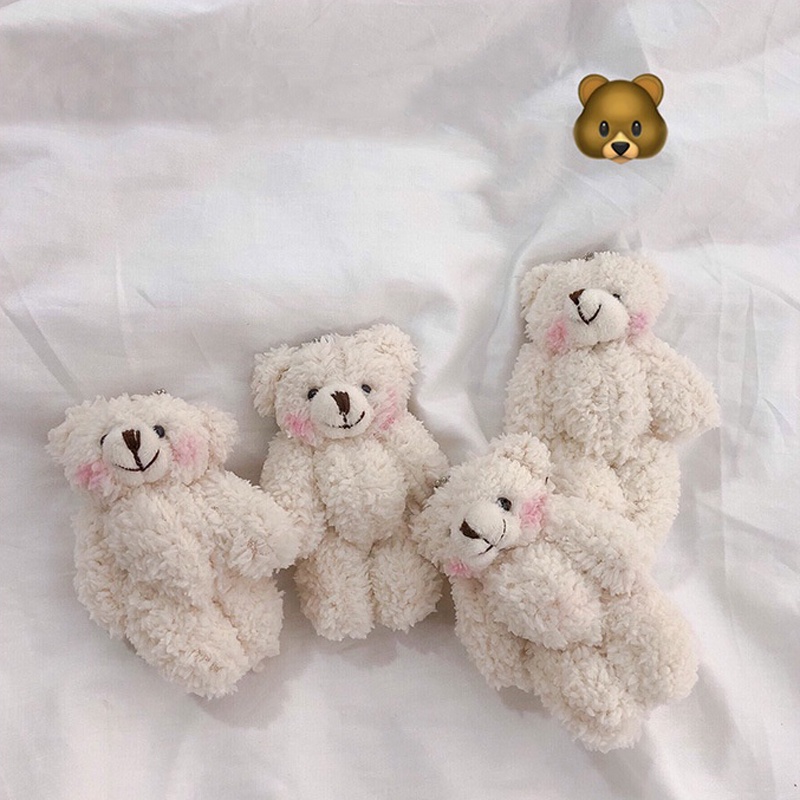 Móc khóa gấu bông treo balo cute dễ thương