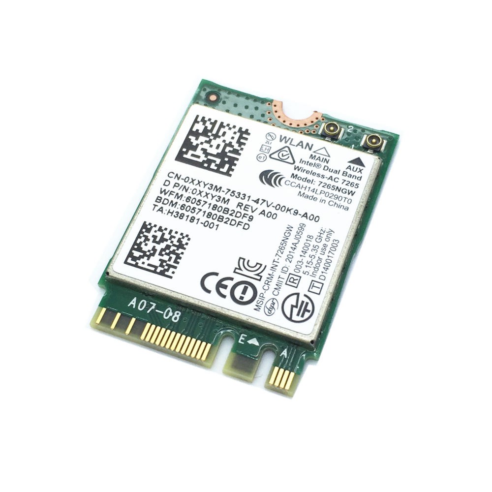 Card Wifi Laptop Chuẩn AC Lenovo Thinkpad X250 T450 AC 7265NGW