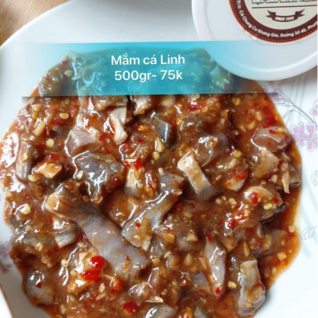 Mắm cá linh pha sẵn . hủ 500gr