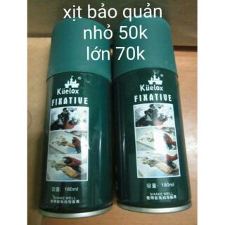Xịt bảo quản tranh