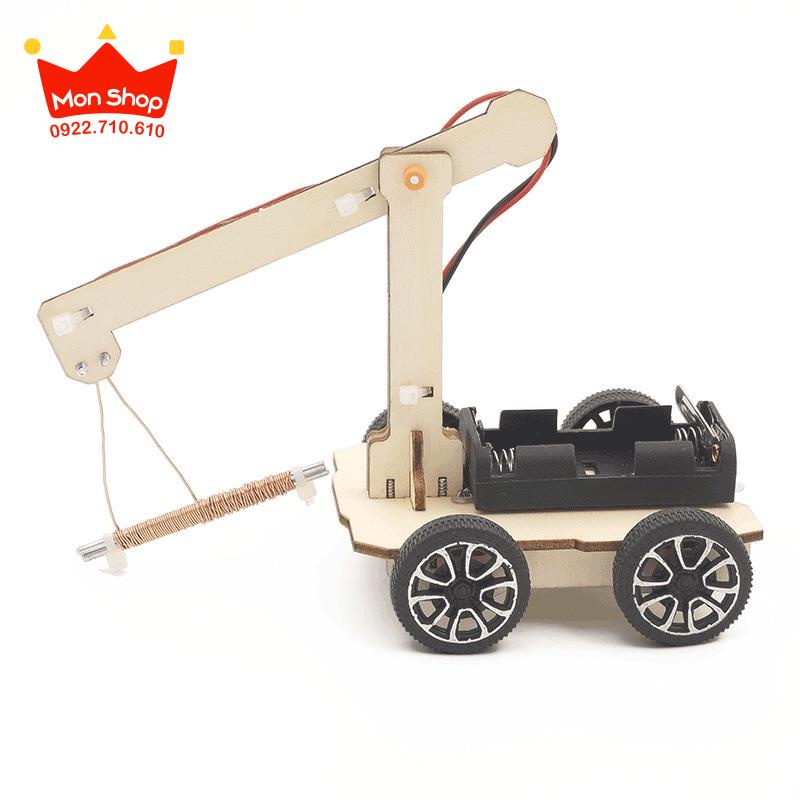 Xe cần cẩu tự lắp ráp DIY| Đồ chơi STEM (M-14)