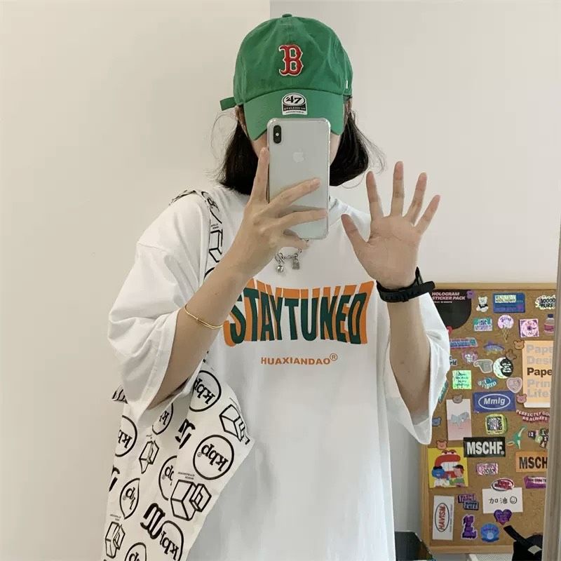 Áo thun tay lỡ Staytuned🥰🥰