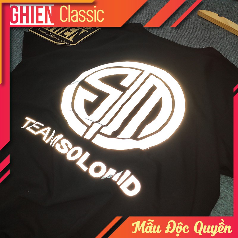 Áo thun UMAD unisex gaming LOL Team SoloMid phản quang esports nam nữ tay ngắn (40kg-110kg)