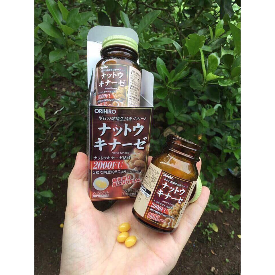 Viên uống chống đột quỵ orihiro natto kinase 2000 fu