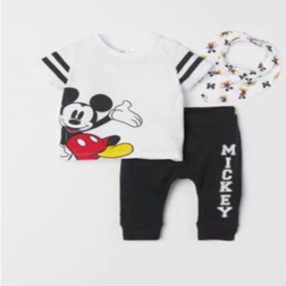 Set 3 kèm yếm mickey