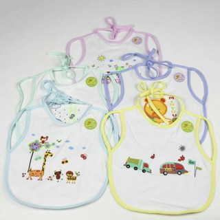 Yếm xỏ coton 2 lớp vải đẹp cho bé
