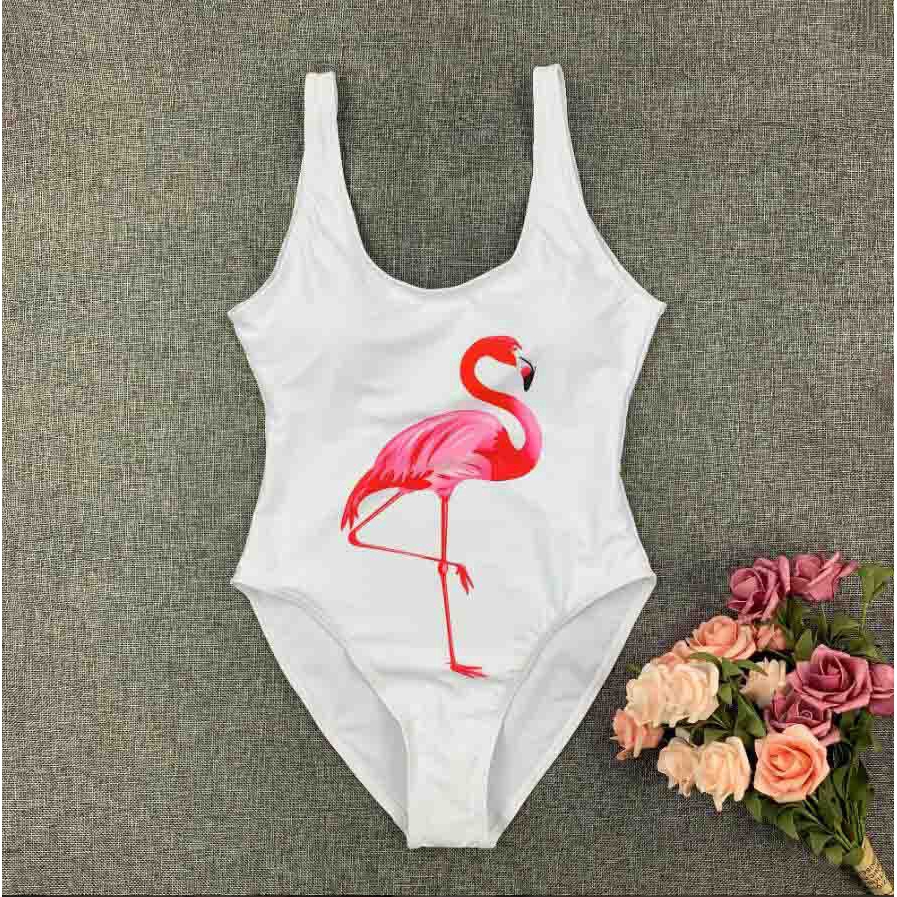 Sexy open-back women's T-shirt is printed with a thick banner that pushes the waist high of a Monokini beach swimsuit | BigBuy360 - bigbuy360.vn