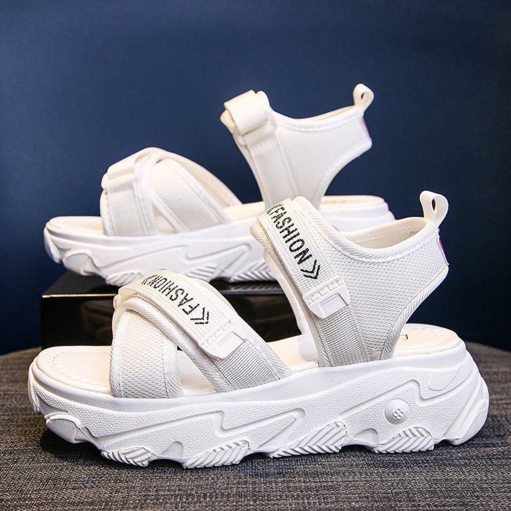 (S115) Sandal nữ đế bánh mì 5 phân quai chéo FASHION (mã M3)