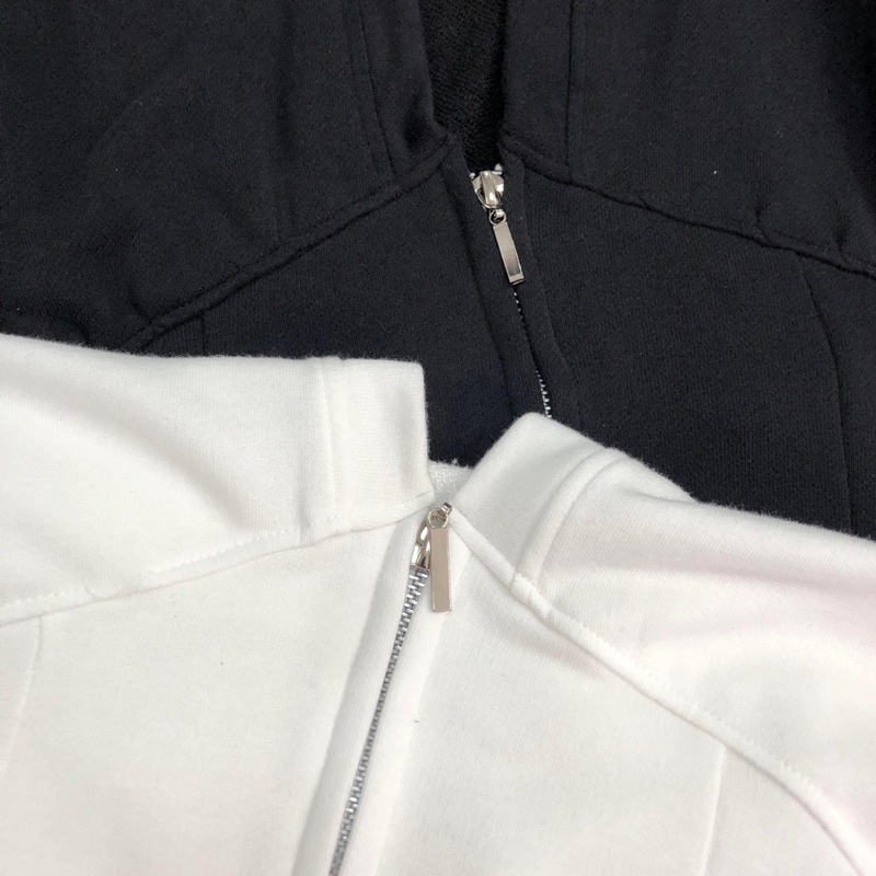 Áo khoá nỉ da cá có mũ