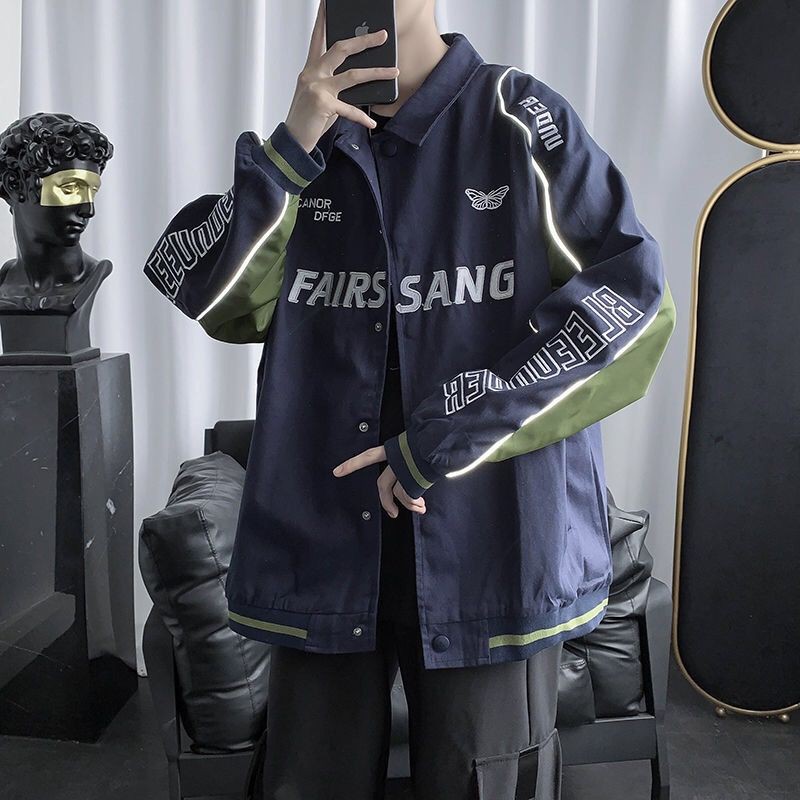 Áo Khoác Bóng Chày Cổ Vuông Dáng Rộng Thời Trang 2020 Cho Nam | BigBuy360 - bigbuy360.vn