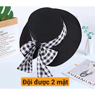 NÓN MŨ VẢI VÀNH RỘNG KIỂU DÁNG THỜI TRANG NƠ