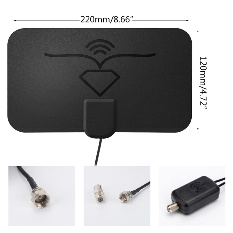 Ăng Ten Kỹ Thuật Số zzz 4K 1600 Dặm DVB-T2 Và Phụ Kiện