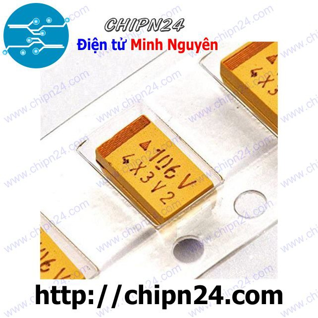 [2 CON] Tụ Tantalum Dán SMD6032 10uf 35V 106V