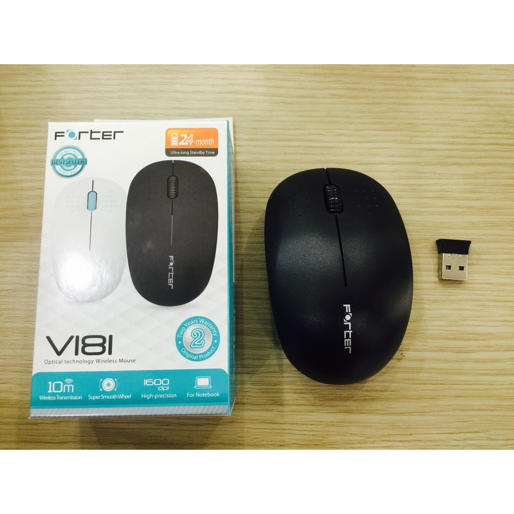 MOUSE KHÔNG DÂY FORTER V181 - BTC012-HÀNG CHÍNH HÃNG -BẢO HÀNH 6 THÁNG