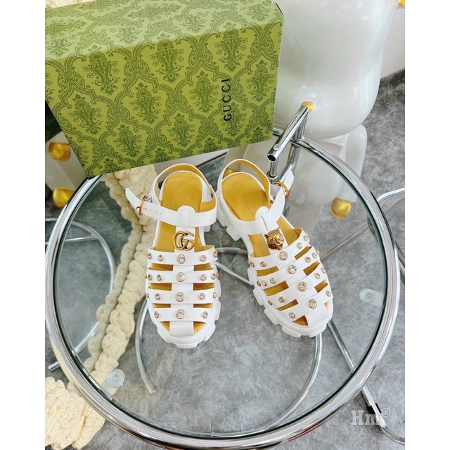 HÀNG VỀ CÓ SẴN!!!Sandal rọ gucciii đế cao hot 2022 hàng Quảng Châu FULLBOX