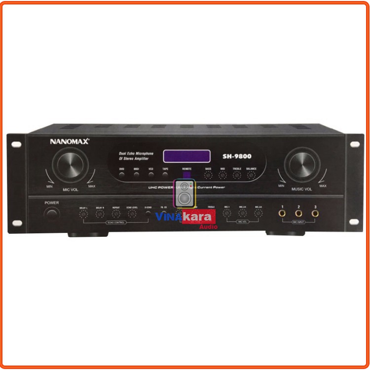 Amply karaoke Nanomax SH-9800 Chính hãng