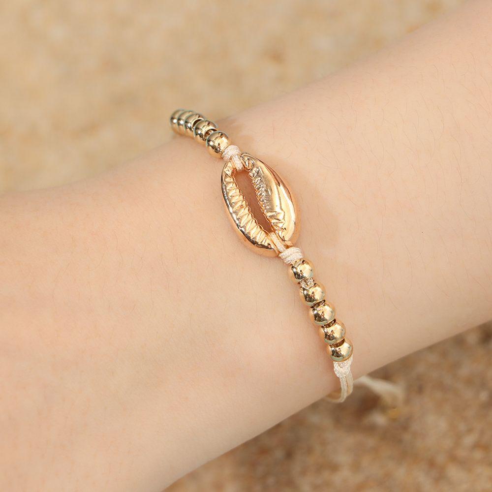 Vòng Tay Chuỗi Hạt Vỏ Sò Thời Trang|Vòng Đeo Tay Handmade Phong Cách Dân Tộc