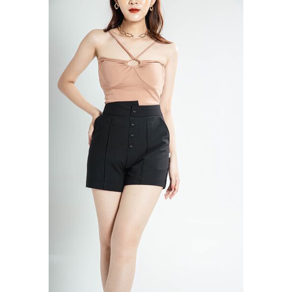 [Mã WABRWA8 giảm 15% đơn 99k] CCHAT Áo thun cổ buộc dây