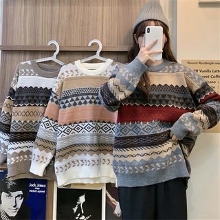 Áo len lông thổ cẩm. Áo len nữ thổ cẩm form rộng - ENDZA STORE
