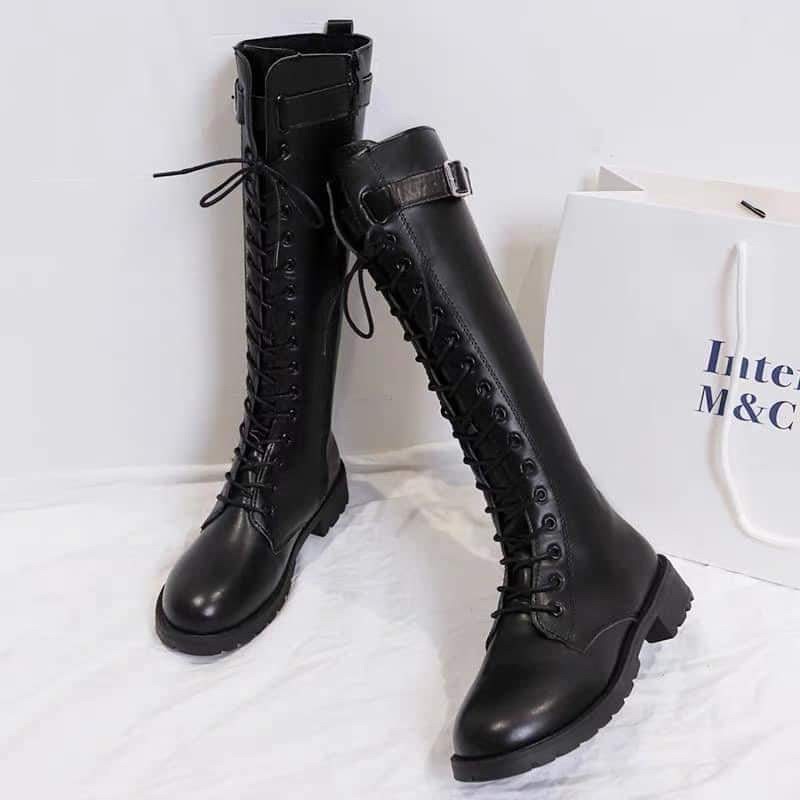 GIÀY BOOT ĐÙI DÂY CÓ KHÓA FULL HỘP
