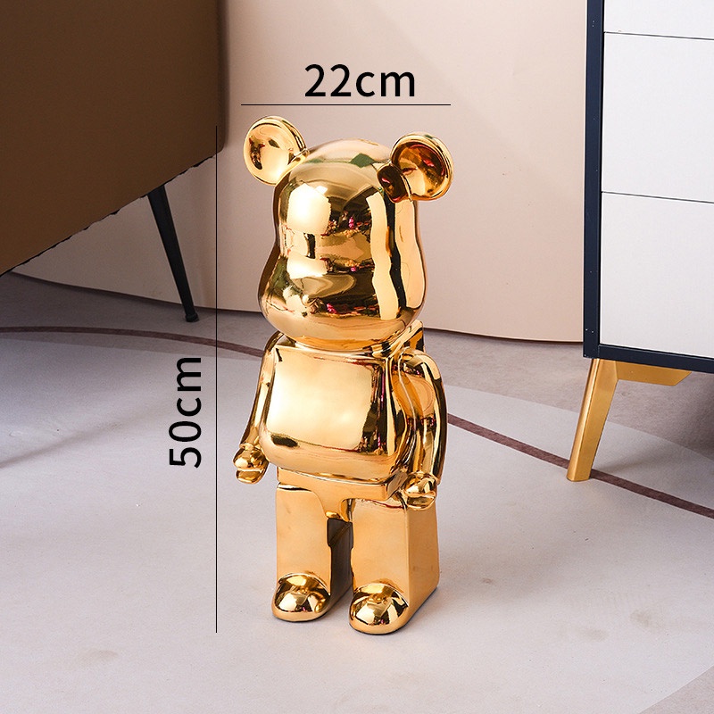 Tượng Gấu – Bearbrick05, tượng trang trí, trang trí để bàn, quà tặng decor