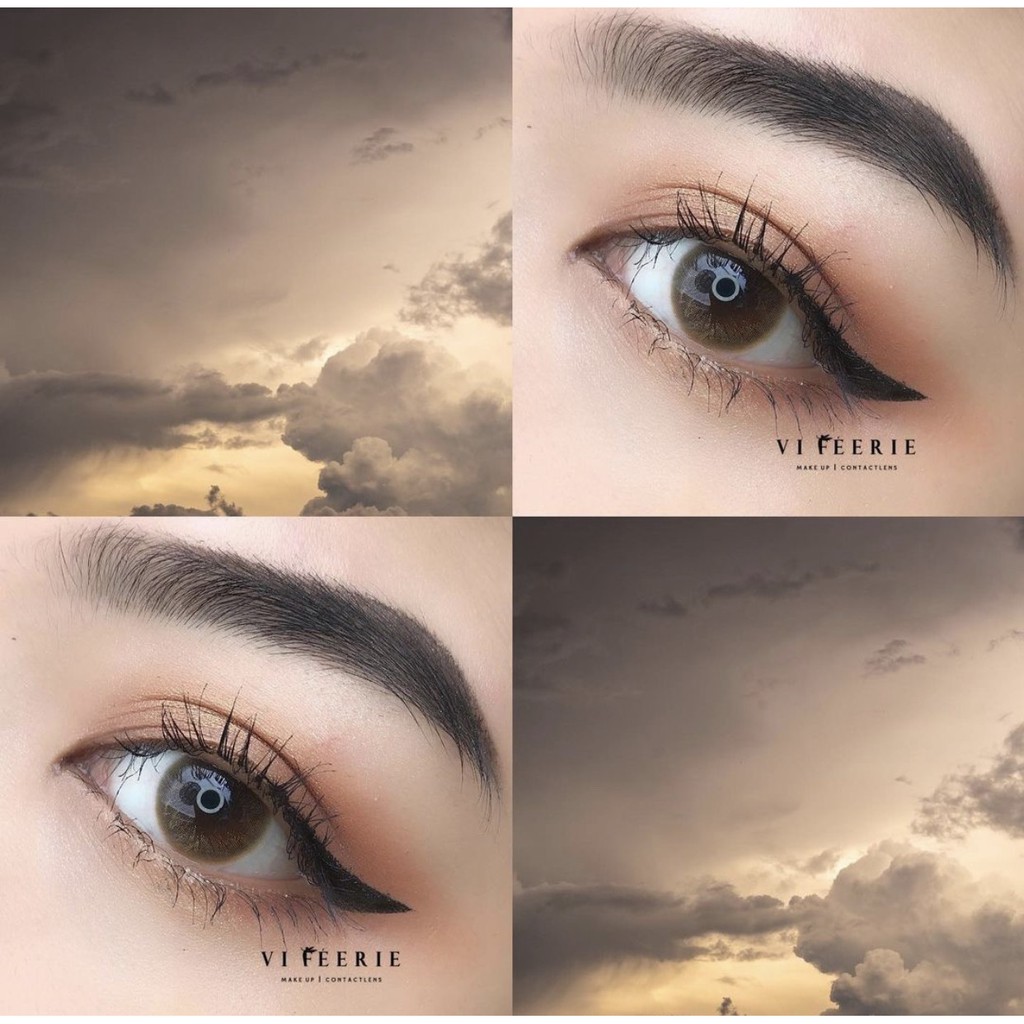 Lens nâu tây Pandora Gray 0 độ nhập khẩu Hàn Quốc chính hãng - VF Lens