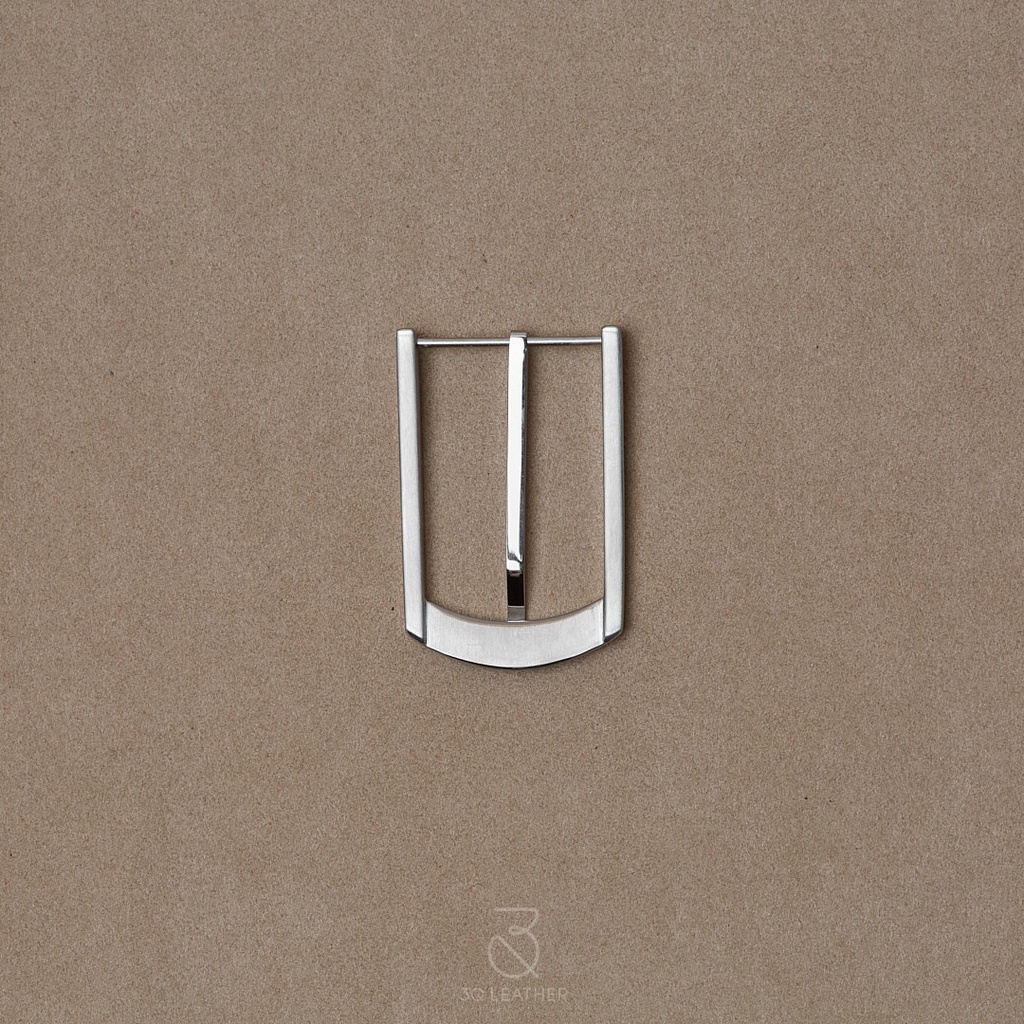 Mặt dây lưng Nam Nữ màu Bạc, mã MDL113, size 35mm, chất liệu thép không gỉ, mặt thắt lưng nam