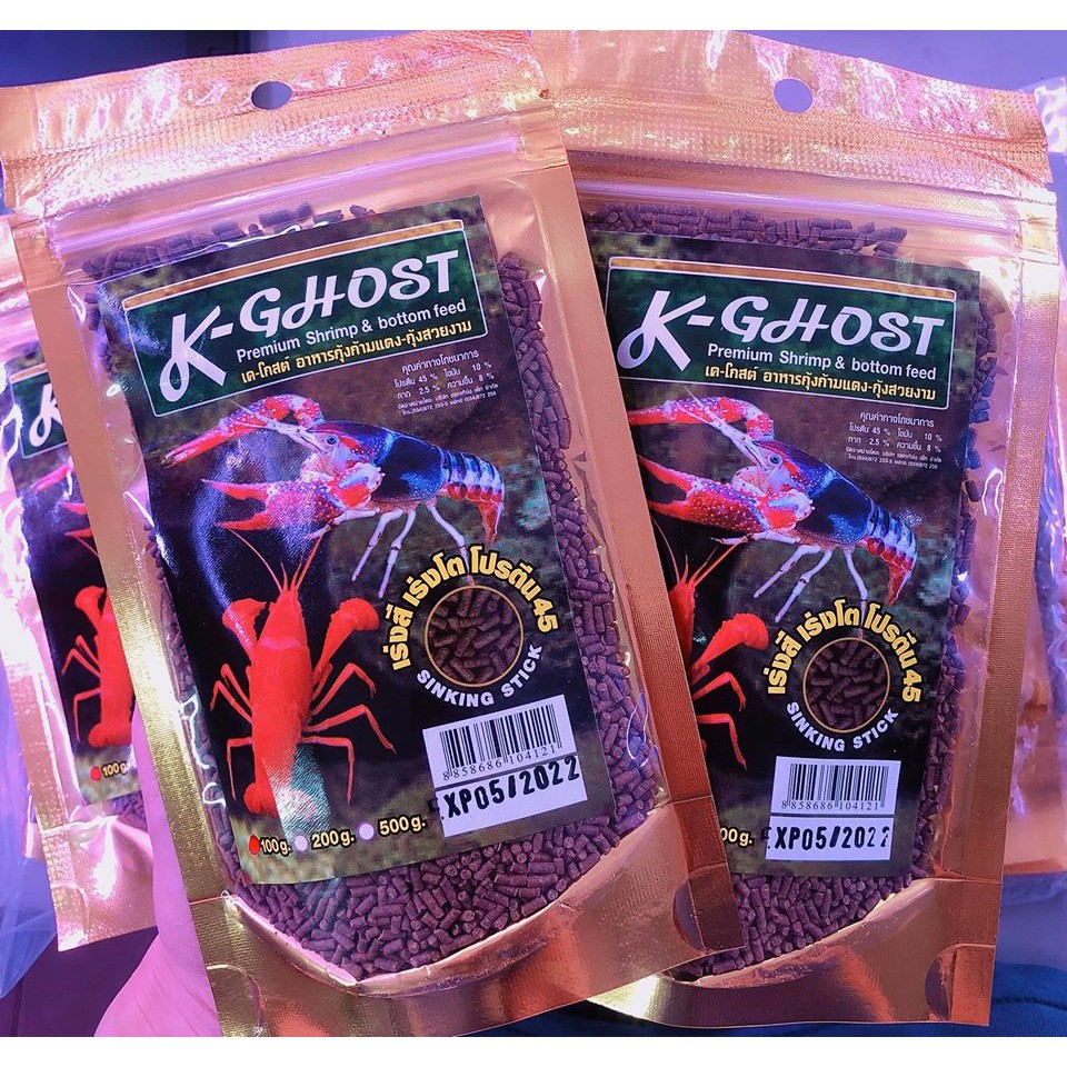 Thức Ăn Tép Tôm Cá Cảnh Dạng Thanh K-Ghost 100g Made in Thailand (Hàng Công Ty)