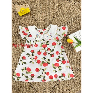 Váy hoa bé gái Cotton A03