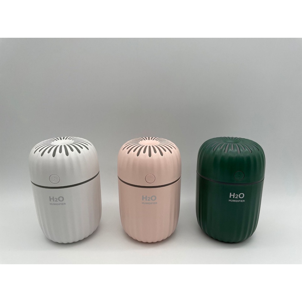 Máy Xông Tinh Dầu Phun Sương Khuếch Tán Khử Khuẩn H2O A7 Dung Tích 300ml Đèn Led Đa Sắc Đổi Màu Thiết Kế Sang Trọng