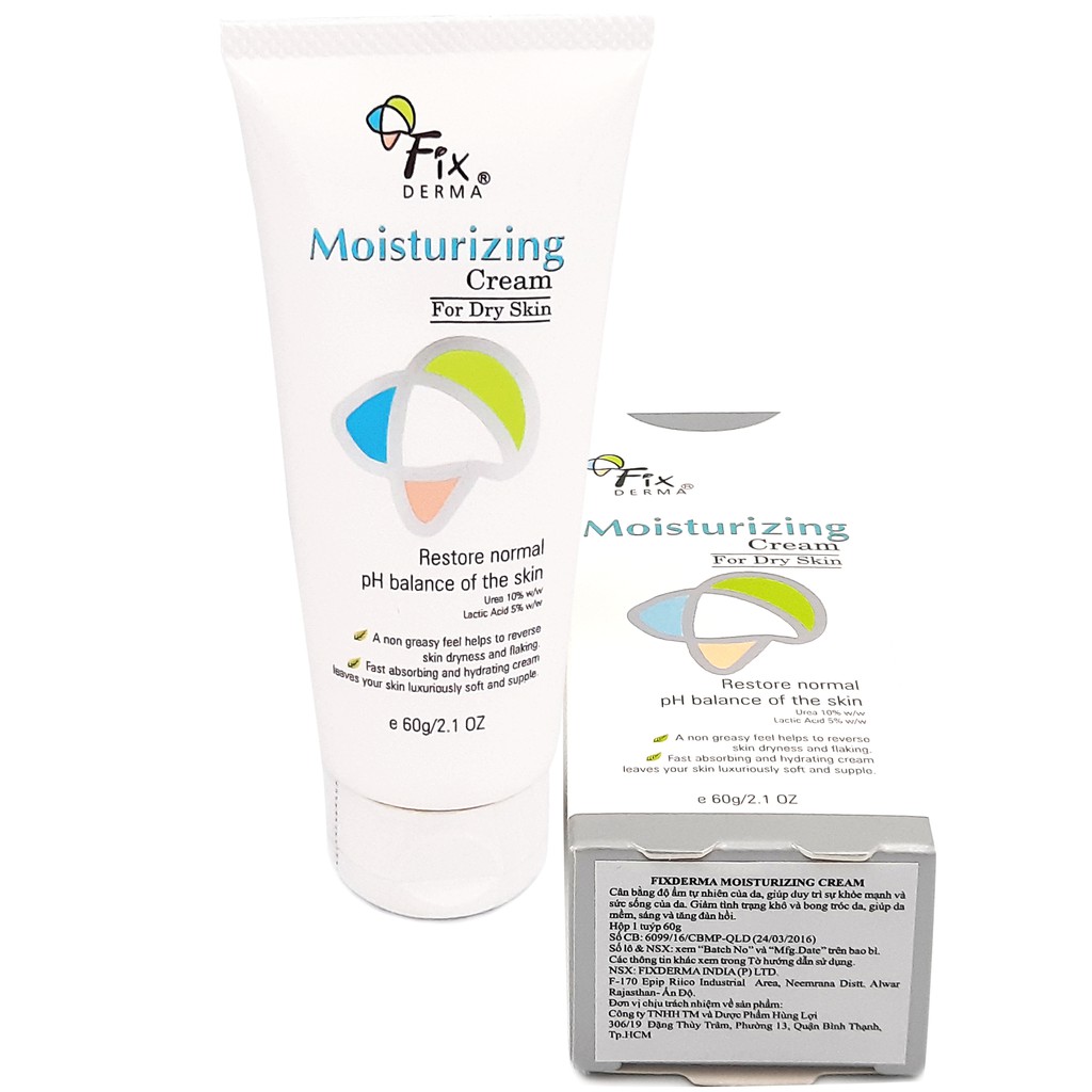 Kem Dưỡng Ẩm Cân Bằng PH Giúp Giảm Khô Và Bong Tróc Da Fixderma Moisturizing Cream 60g