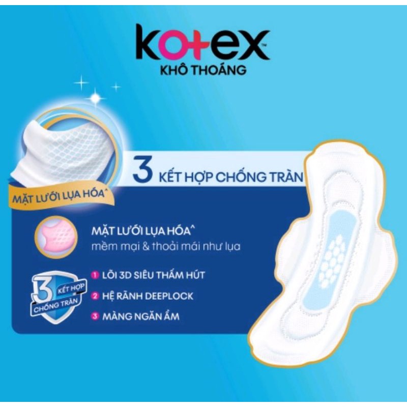 Băng vệ sinh Kotex siêu mỏng cánh 8 miếng - 23 cm