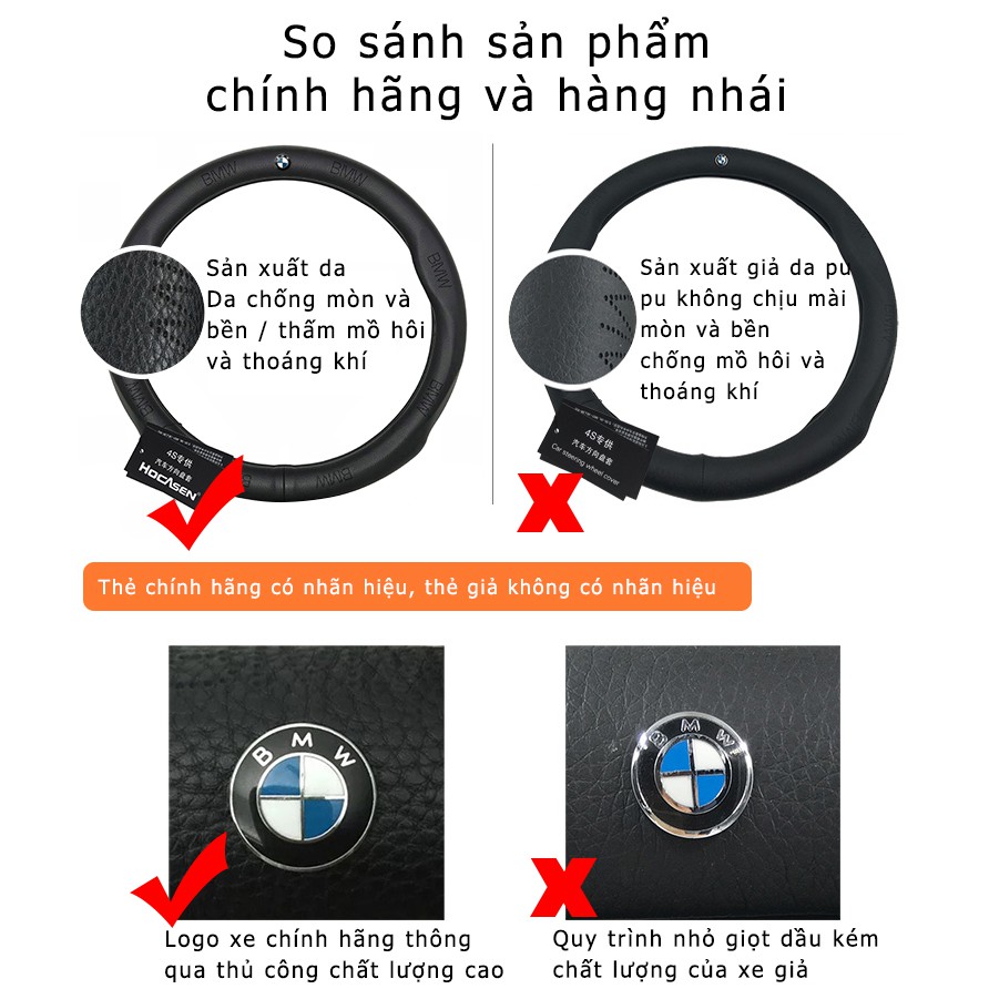 Vỏ bọc vô lăng lái xe hơi bằng da bò cao cấp đẹp mắt dành cho Mazda 2 Mazda 3 Mazda 6 CX-3 CX-5 CX-9 MX-5 BT-50