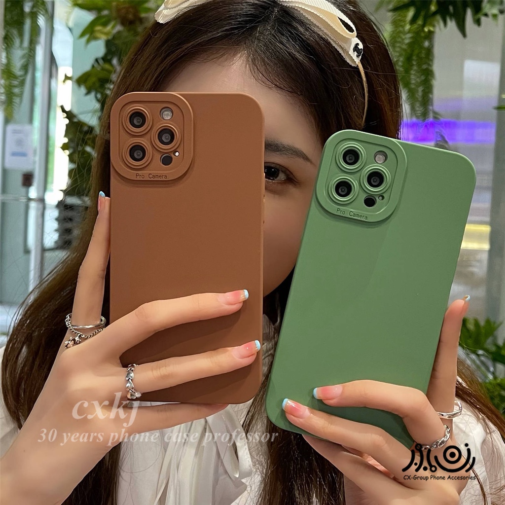 Ốp Điện Thoại Silicon Bảo Vệ Ống Kính Máy Ảnh Cho Iphone 13 12 11 Pro Max X Xs Max Xr I8 I7 8plus 11pro I12 Pro Max