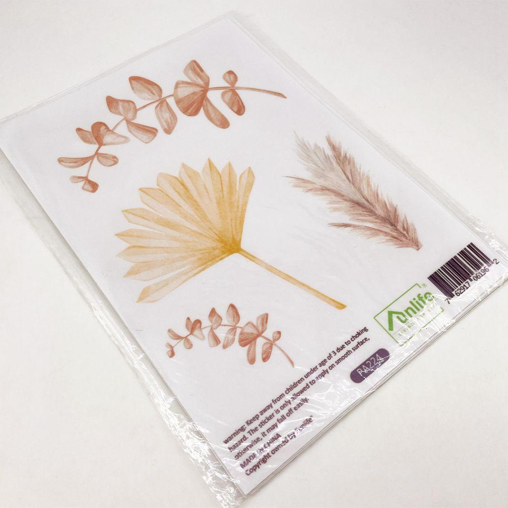 Miếng Dán Tường Trang Trí Nội Thất Phòng Khách / Phòng Ngủ Chống Thấm Nước Có Thể Tháo Rời